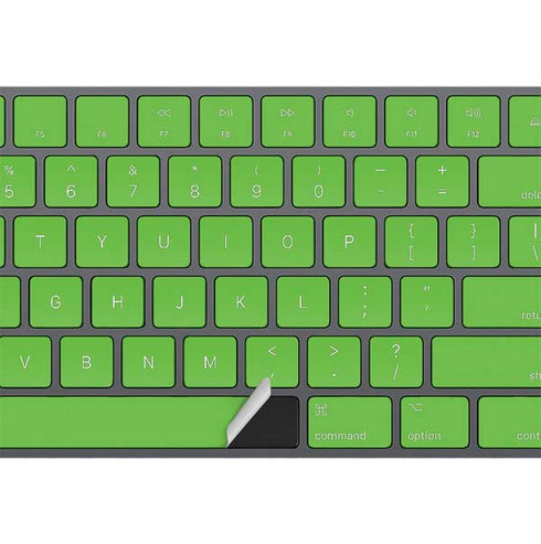 Green Solid Magic Keyboard with Numeric Keypad Skin