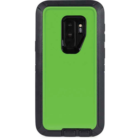 Green Solid Otterbox Defender Galaxy Skin