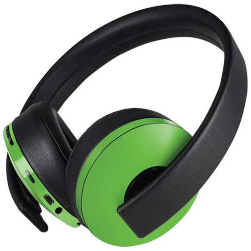 Green Solid PlayStation 4 Gold Wireless Headset Skin