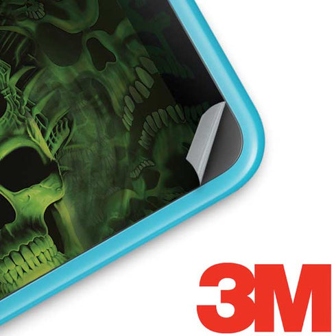Liquid Blue Green Skulls Nintendo 2DS XL (2017) Skin