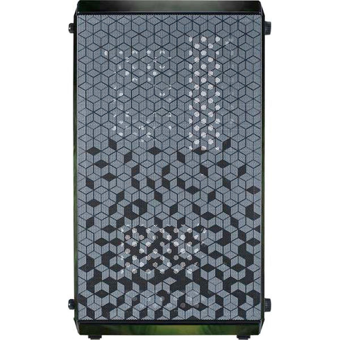 Liquid Blue Green Skulls Cooler Master MasterBox Q300L Mini Tower Skin