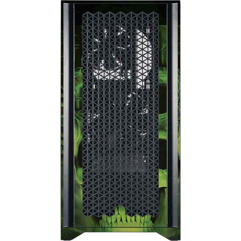 Liquid Blue Green Skulls Corsair 4000D Tempered Glass Mid-Tower ATX Case Skin
