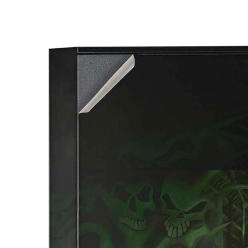 Liquid Blue Green Skulls Corsair 4000D Tempered Glass Mid-Tower ATX Case Skin