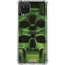 Liquid Blue Green Skulls Galaxy A12 Clear Case