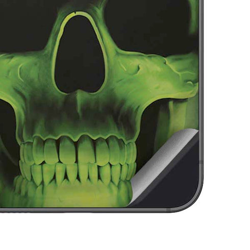 Liquid Blue Green Skulls Galaxy A14 5G Skin