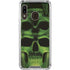 Liquid Blue Green Skulls Galaxy A30 Clear Case