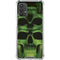 Liquid Blue Green Skulls Galaxy A32 5G Clear Case