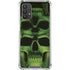 Liquid Blue Green Skulls Galaxy A32 5G Clear Case