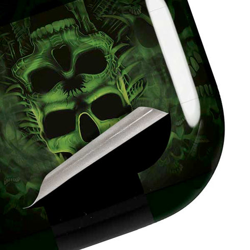 Liquid Blue Green Skulls Galaxy Buds Pro Skin