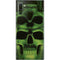 Liquid Blue Green Skulls Galaxy Note 10 Skin