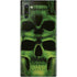 Liquid Blue Green Skulls Galaxy Note 10 Skin