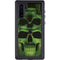Liquid Blue Green Skulls Galaxy Note 10 Waterproof Case
