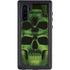 Liquid Blue Green Skulls Galaxy Note 10 Waterproof Case
