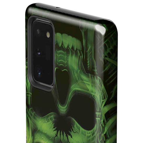 Liquid Blue Green Skulls Galaxy Note20 5G Pro Case