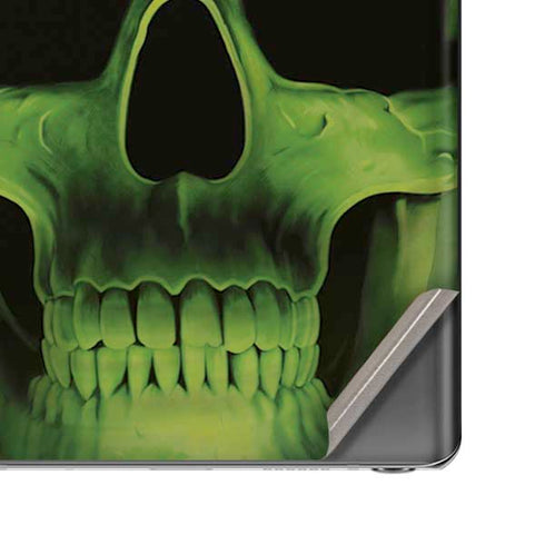 Liquid Blue Green Skulls Galaxy Note20 5G Skin