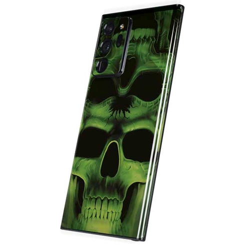 Liquid Blue Green Skulls Galaxy Note20 Ultra 5G Skin