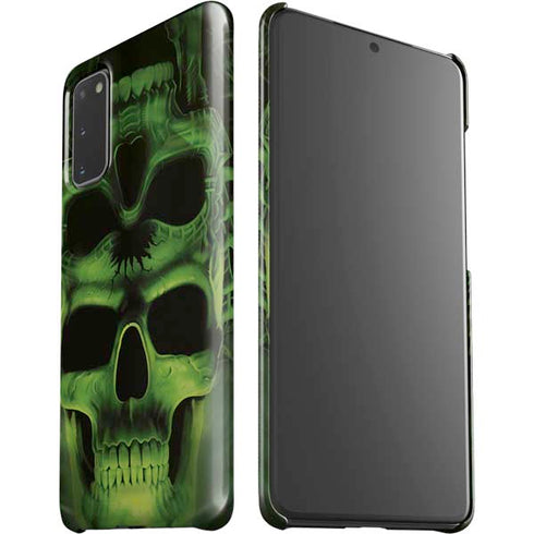 Liquid Blue Green Skulls Galaxy S20 Lite Case