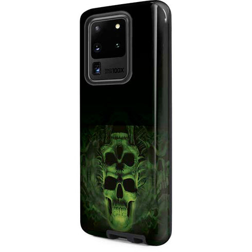 Liquid Blue Green Skulls Galaxy S20 Ultra 5G Pro Case