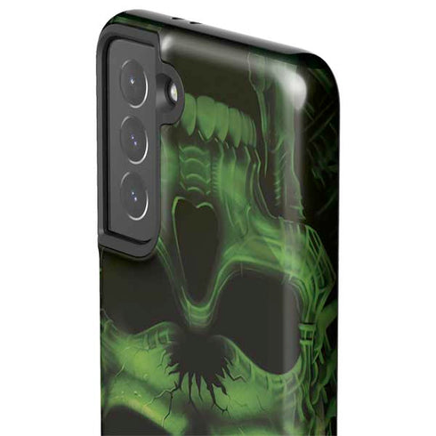 Liquid Blue Green Skulls Galaxy S21 5G Pro Case