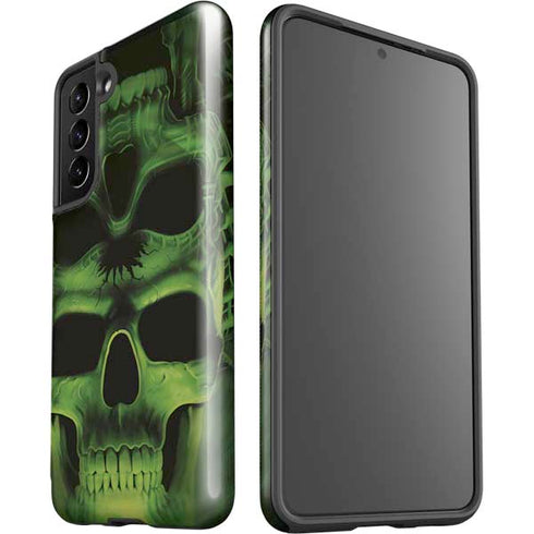 Liquid Blue Green Skulls Galaxy S21 5G Pro Case