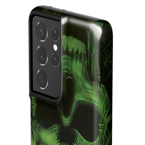Liquid Blue Green Skulls Galaxy S21 Ultra 5G Pro Case