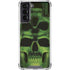 Liquid Blue Green Skulls Galaxy S22 Clear Case