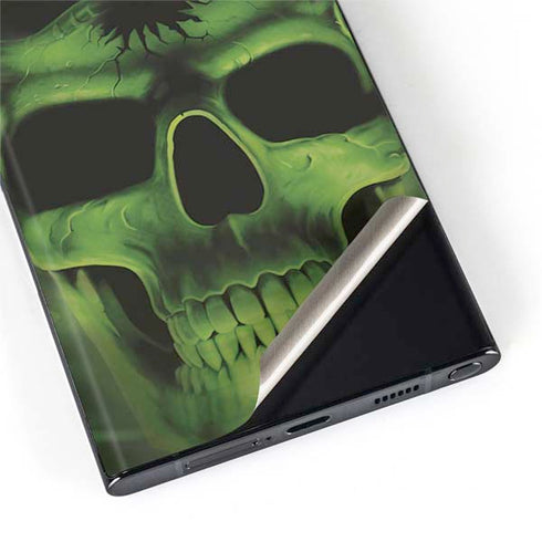 Liquid Blue Green Skulls Galaxy S22 Ultra Skin