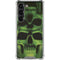 Liquid Blue Green Skulls Galaxy S23 Clear Case