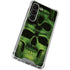 Liquid Blue Green Skulls Galaxy S23 Clear Case