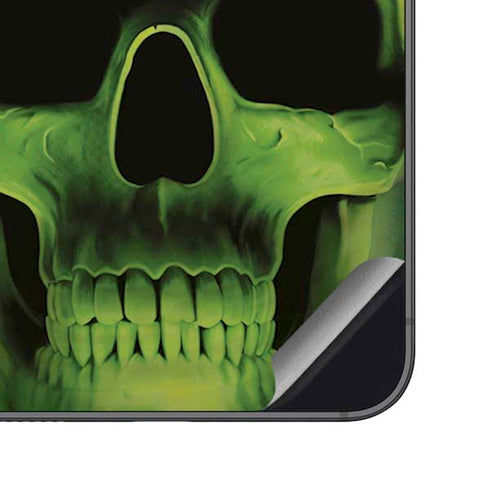 Liquid Blue Green Skulls Galaxy S23 FE Skin