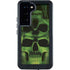 Liquid Blue Green Skulls Galaxy S23 Waterproof Case