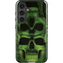 Liquid Blue Green Skulls Galaxy S24 Impact Case