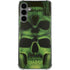 Liquid Blue Green Skulls Galaxy S24 Plus Clear Case