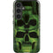 Liquid Blue Green Skulls Galaxy S24 Plus Impact Case