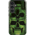 Liquid Blue Green Skulls Galaxy S24 Plus Impact Case
