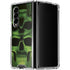Liquid Blue Green Skulls Galaxy Z Fold4 5G Clear Case