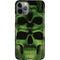 Liquid Blue Green Skulls iPhone 11 Pro Lite Case