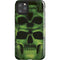 Liquid Blue Green Skulls iPhone 11 Pro Max Impact Case
