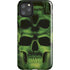 Liquid Blue Green Skulls iPhone 11 Pro Max Impact Case