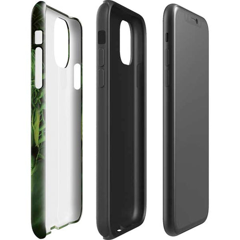 Liquid Blue Green Skulls iPhone 11 Pro Max Impact Case
