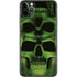 Liquid Blue Green Skulls iPhone 11 Pro Max Skin