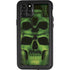 Liquid Blue Green Skulls iPhone 11 Pro Max Waterproof Case
