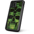 Liquid Blue Green Skulls iPhone 11 Pro Max Waterproof Case