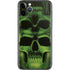Liquid Blue Green Skulls iPhone 11 Pro Skin