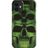 Liquid Blue Green Skulls iPhone 12 Mini Lite Case