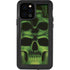 Liquid Blue Green Skulls iPhone 12 Pro Waterproof Case