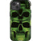 Liquid Blue Green Skulls iPhone 13 Impact Case