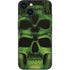 Liquid Blue Green Skulls iPhone 13 Mini Skin