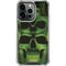 Liquid Blue Green Skulls iPhone 13 Pro Clear Case