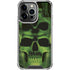 Liquid Blue Green Skulls iPhone 13 Pro Clear Case